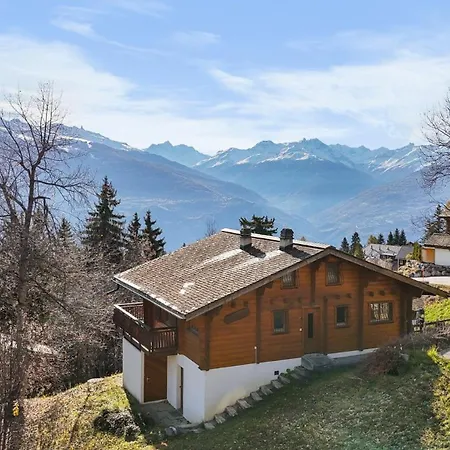 Praz Da Luys A Avec Vue Sur Les Alpes