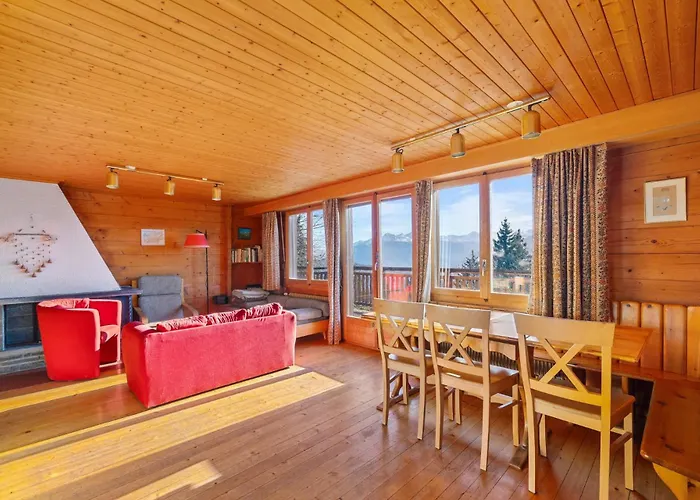 Praz Da Luys A Avec Vue Sur Les Alpes