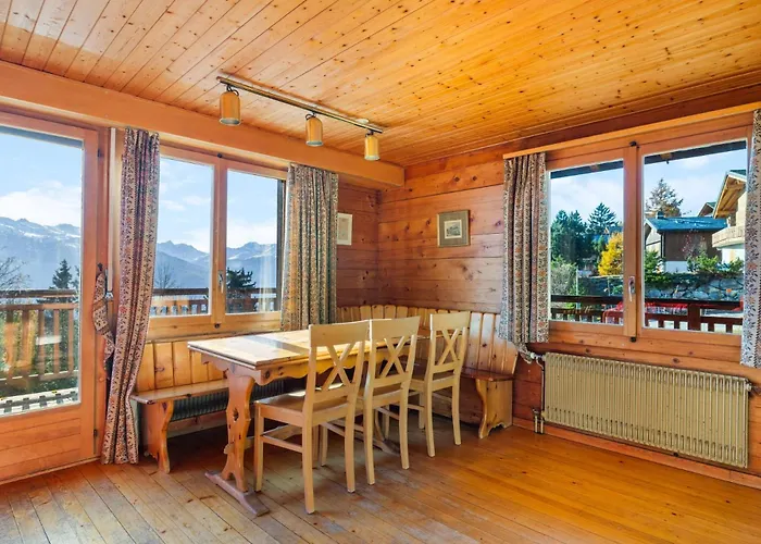 Horská chata Praz Da Luys A Avec Vue Sur Les Alpes