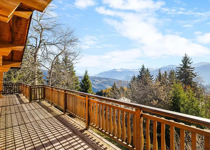 Praz Da Luys A Avec Vue Sur Les Alpes Chalé