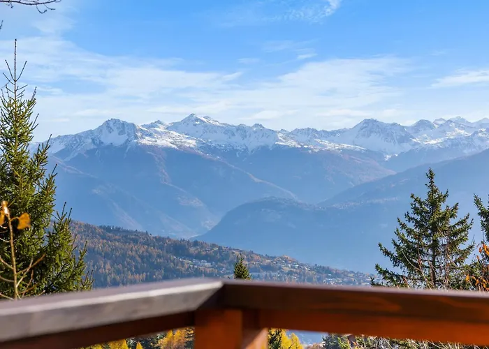 Praz Da Luys A Avec Vue Sur Les Alpes Chalé