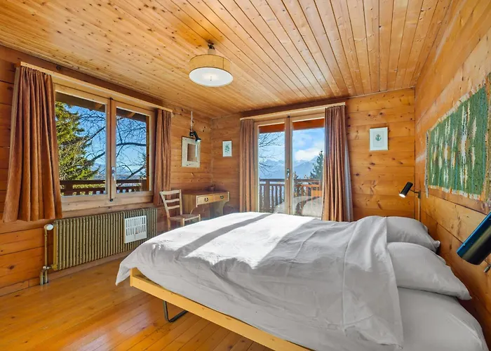 Chalé Praz Da Luys A Avec Vue Sur Les Alpes *