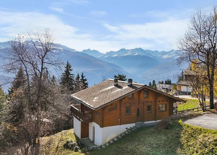 Praz Da Luys A Avec Vue Sur Les Alpes