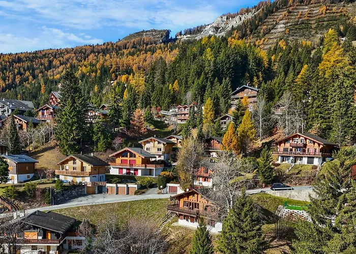 Praz Da Luys A Avec Vue Sur Les Alpes Anzère