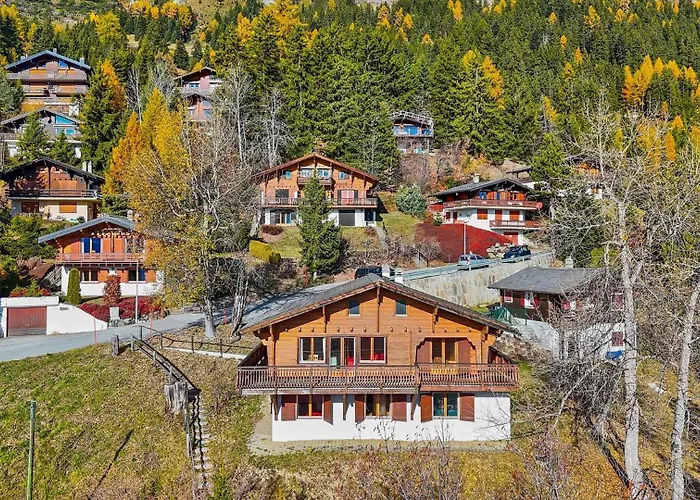 Praz Da Luys A Avec Vue Sur Les Alpes Anzère